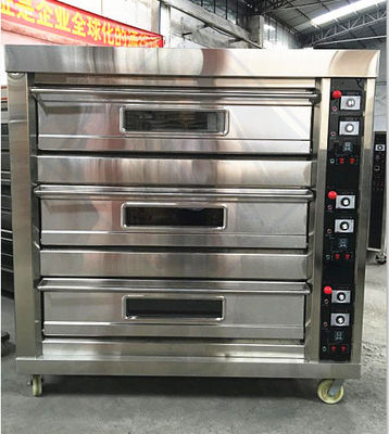 多機能ナッツ用焼炉 商用ガス用 単層デッキデッキ焼場設備