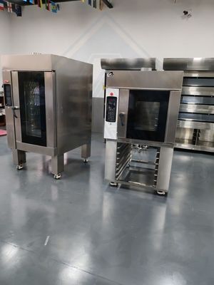工業用電動回転コンベクションオーブン パン屋容量 5/8/10/12/15 トレイ 250 kg
