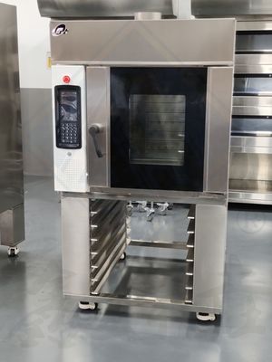 工業用電動回転コンベクションオーブン パン屋容量 5/8/10/12/15 トレイ 250 kg
