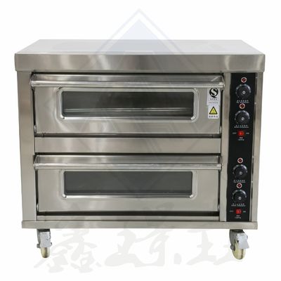 ソーヤ豆材料 2層デッキオーブンとミキサーコンベヤー ピザオーブン ベーカリー機器