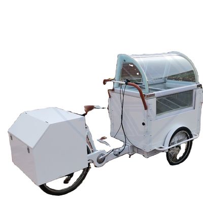 販売 スナック 移動式 ストリート アイスクリーム ディスプレイ 自転車 カート 移動式 食品 カート