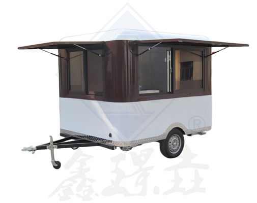 屋外ストリートベンディング用食品サービストレーラーカートと移動式キッチンサービス用トロッキー