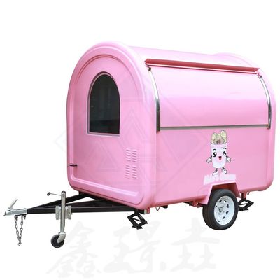 カスタマイズされた カラー電気ホイール 雪のコーン ホットドッグカート モバイル食品 スナック食品