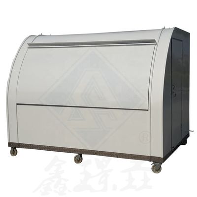 285*200*215 サイズとトウモロコシの原材料で製造された商業用ホットドッグカート