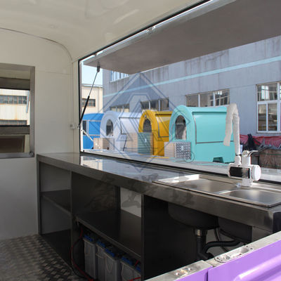 移動式電動食品トラック パスタサンドイッチハンバーガー 60V電圧 閉ざされた車体型