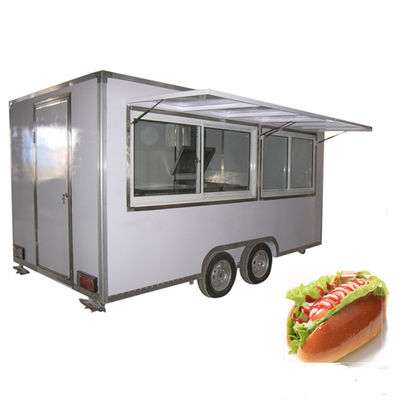 スナック食品メーカー 移動式ストリートフードカート 220x200x235cm サイズ チキンコーヒー ホットドッグ