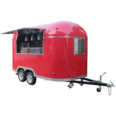 スナックフードメーカー モーター付き 食品カート 1500kg トラックバン トラードポテトと飲み物