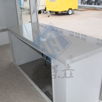 屋外ストリートフードカート 300cm シングルアクセル 商用アイスクリーム スナックドリンク 販売車