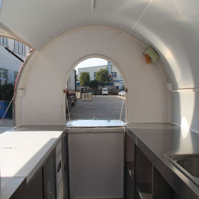 380*160*235 CM ストリート モバイル ガス アイスクリーム フード トラック