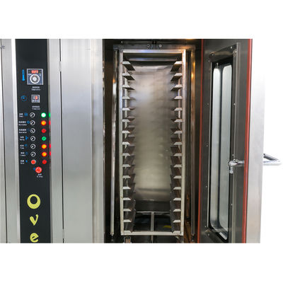 食品加工機 32 トレイ ローータリー ピザオーブン 完全なパン屋設備
