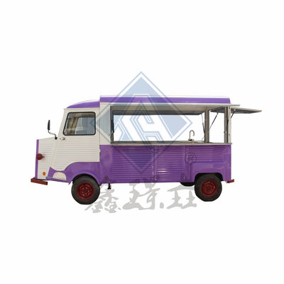 カスタマイズされた色 商用 双軸 アイスクリーム スナック 飲み物 完全装備 食品トラック