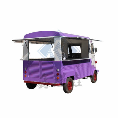 カスタマイズされた色 商用 双軸 アイスクリーム スナック 飲み物 完全装備 食品トラック