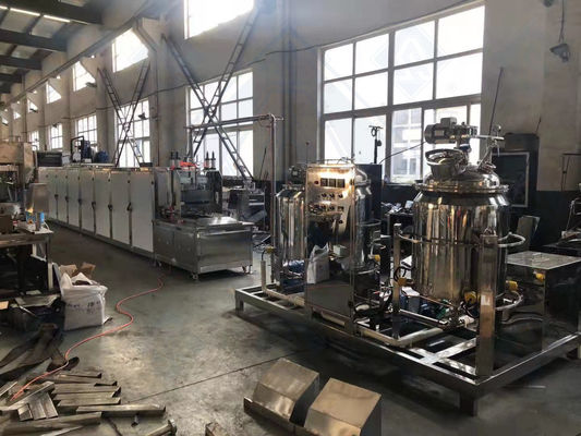 柔らかいペクチンキャンディー ステンレス鋼材の完全な自動甘いゴミ生産ライン