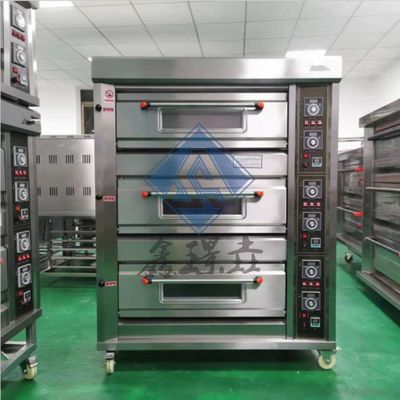 ガスパン屋 ピザオーブン 商用キッチンでパンを焼くためのクラシックデッキオーブン