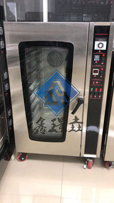 10 トレイ 蒸気付きコンベクションパンオーブン 野菜加工工場 焼肉