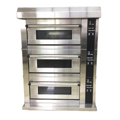 ホテル環境でのパンとピザを焼く高生産性の工業ガスオーブン