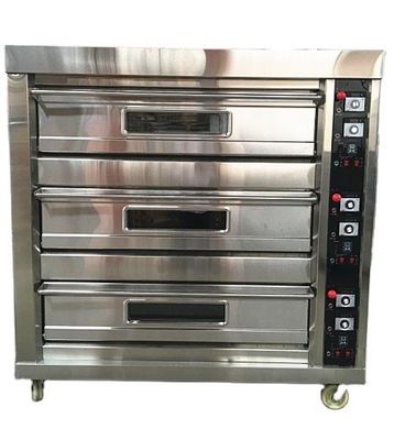 ホテル環境でのパンとピザを焼く高生産性の工業ガスオーブン