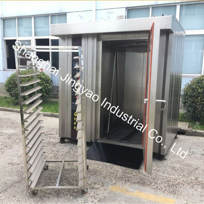 ガスパン屋の設備 34 と 68 トレイ 熱気回転オーブン パン 200kg/個