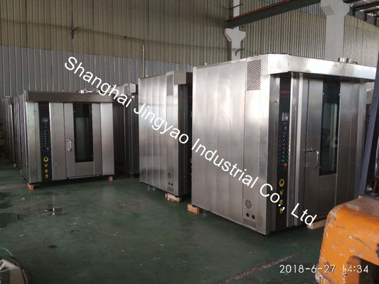 ガスパン屋の設備 34 と 68 トレイ 熱気回転オーブン パン 200kg/個