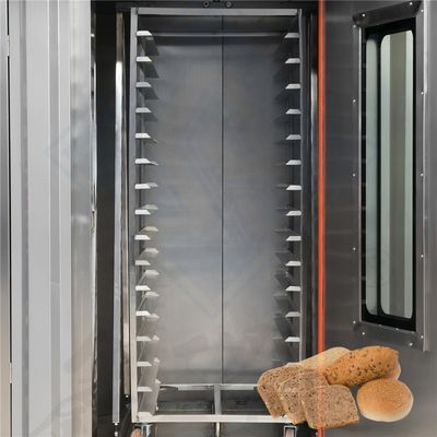 50.5kwのステンレス鋼の電気回転オーブンで作られた ビスケットケーキパンの生産