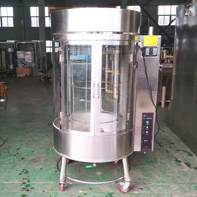 120kg 商用 丸型 木炭ガス 焼いたアヒルのオーブン サービス後のオンラインサポート