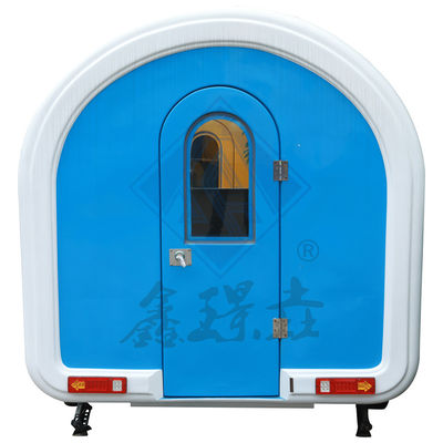 6M シングル/ダブルアクセルでカスタマイズされた産業用丸型四角型移動食品トラック