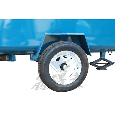 6M シングル/ダブルアクセルでカスタマイズされた産業用丸型四角型移動食品トラック