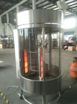 オンラインサポート フル アヒル 焼き 電気・ガスオーブン 機械 ローータリー チキングリル 設備