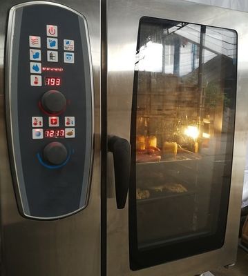ステンレス鋼 多機能6層電気コンビ蒸気炉 9000/10000/11000