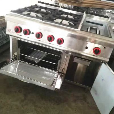 調理体験を4つのバーナーガスのコンビストーブで向上させる