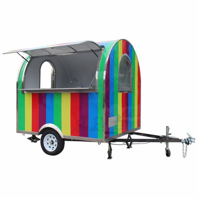 オーダーメイド 産業用 丸型 スクウェア モバイル 食品 トラック 2.8M シングル/ダブル 軸