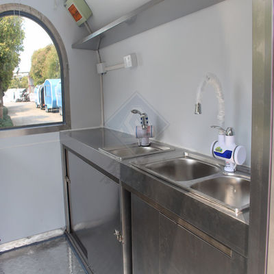 オーダーメイド 産業用 丸型 スクウェア モバイル 食品トラック 2.2M シングル/ダブルアクセル