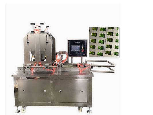 上海で1.5KWのパワーを持つジェラチンベースのダブルカラーゴミベアキャンディメーカー