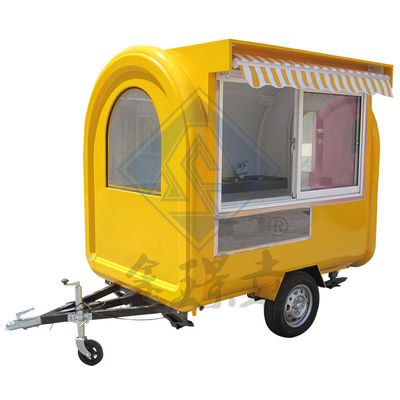 350 移動式食品トラック 円形モデル 単軸/双軸 玉米 原材料 3KW