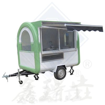 食品飲料店での食品製造のための単軸/双軸設計移動食品トラック