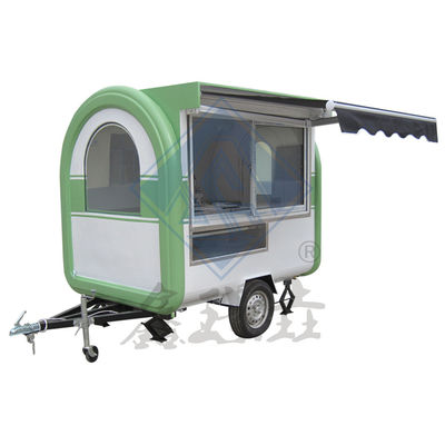 食品飲料店での食品製造のための単軸/双軸設計移動食品トラック