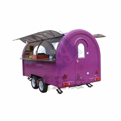 シングル・ダブル・アクセル モバイルフードトラック 覆面とカスタマイズされた調理設備