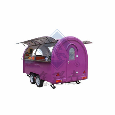 シングル・ダブル・アクセル モバイルフードトラック 覆面とカスタマイズされた調理設備