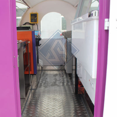 シングル・ダブル・アクセル モバイルフードトラック 覆面とカスタマイズされた調理設備