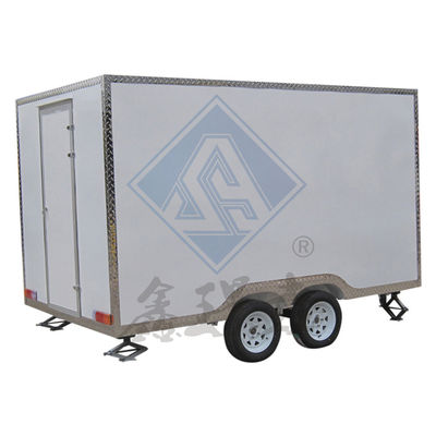 1000 kg モバイル 食品 トラック シングル / ダブル アクセルとキャノピ デザイン オーダーメイド