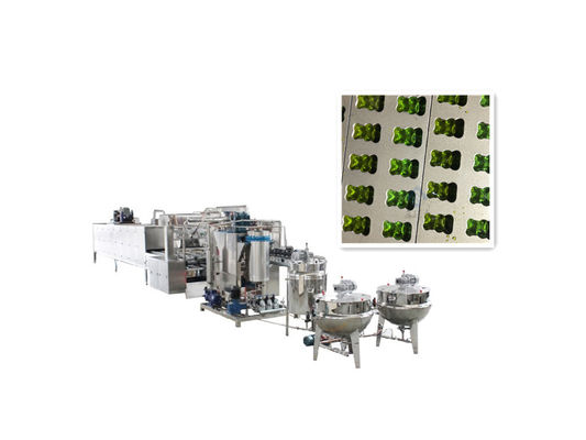 70KW産業用自動菓子製造機械 300kg/hの熊ロリポップの生産ライン