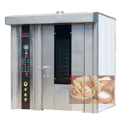 68トレイのビスケットケーキとパンを焼くために良い電気ガスディーゼル回転オーブン