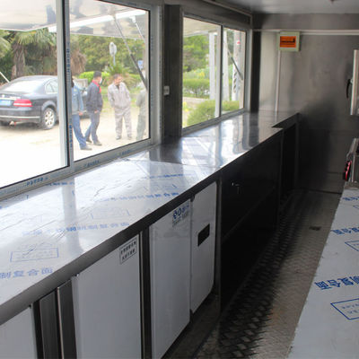 販売 スナック機能 580CM シングル/ダブルアクセル モバイル ホットドッグ コーヒー フードトラック