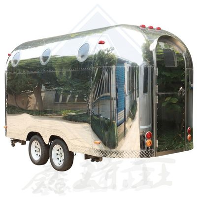 450CM シングル/ダブルアクセルデザイン モバイルフードトラック ステンレス鋼とスペアパーツ