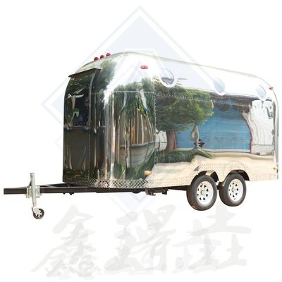 450CM シングル/ダブルアクセルデザイン モバイルフードトラック ステンレス鋼とスペアパーツ