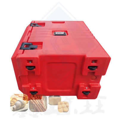 120LB回転型 断熱箱 市場でのブフェサービスで食べ物を暖かく保つために