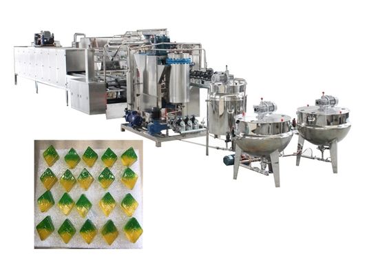 工業用熊のトーフィーとロリポップの生産のための150kg/hのキャンディデポジングマシン