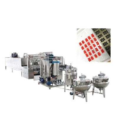 工業用 150kg/h ハード・キャンディー製造機 トーフィー・キャンディーズ ローリポップ・ベア生産