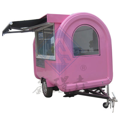 2.5M ダブルアクセル オーダーメイド 産業用丸型 キャンピット付き 移動式フードトラック