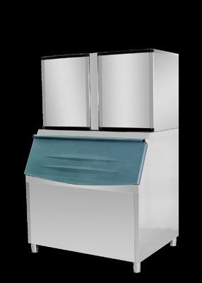 4500 ビジネスにおける急速な氷の生産のための水冷凍アイスキューブブロック製造機械